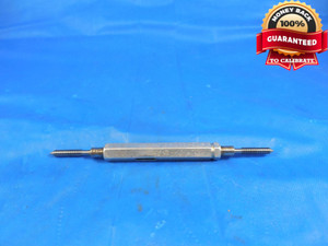 4 48 NF 1 SET THREAD PLUG GAGE #4 .112 GO NO GO P.D.'S = .0976 & .0945 4-48 NF-1
