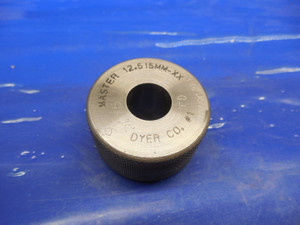 12.515 CLASS XX MASTER PLAIN BORE RING GAGE 12.500 +.015 OVERSIZE 13 mm .4927