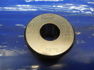 COMTOR .6875 CLASS Z REFERENCE MASTER PLAIN BORE RING GAGE ONSIZE 11/16 17.463