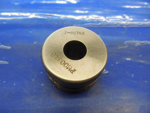 .4850 MASTER PLAIN BORE RING GAGE .5000 -.0150 UNDERSIZE 1/2 12.319 mm .5 .500