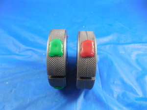9/16 18 UNF 2A SPL THREAD RING GAGES .5625 GO NO GO P.D.'S =.5257 &.5212 TOOLING