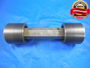 2 5/8 12 UN 3A SET THREAD PLUG GAGE 2.625 GO NO GO P.D.'S = 2.5709 & 2.5663 N-3A