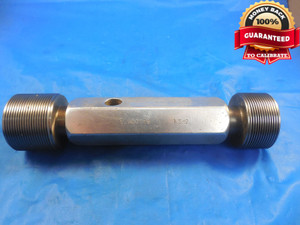 1 1/2 18 NS 2 THREAD PLUG GAGE 1.5 GO NO GO P.D.'S = 1.4639 & 1.4694 1.50-18