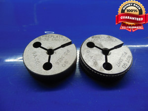 8 32 UNC 2A PREPLATE THREAD RING GAGES #8 .164 GO NO GO P.D.'S = .1426 & .1387