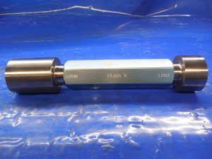 NEW 1.3748 & 1.3755 CLASS X SMOOTH PIN PLUG GAGE GO NO GO UNDER & OVERSIZE 1 3/8