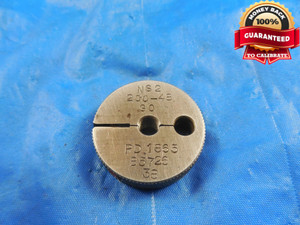0.2 48 NS 2 THREAD RING GAGE .2 GO ONLY P.D. = .1865 .200-48 NS-2 QUALITY CHECK