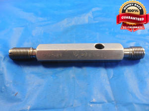 1/4 18 NPSC THREAD PLUG GAGE .25 GO NO GO P.D.'S= .4864 & .4968 1/4-18 N.P.S.C.
