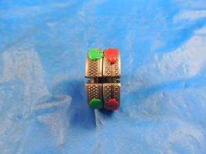 5 44 NF 2 THREAD RING GAGES #5 .125 GO NO GO P.D.'S = .1102 & .1079 5-44 NF-2