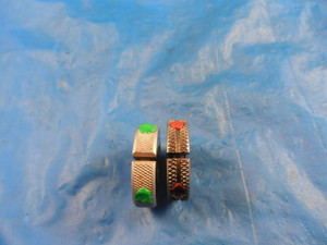 8 36 NF 2 THREAD RING GAGES #8 .164 GO NO GO P.D.'S = .1460 & .1435 8-36 NF-2 - 8362R1