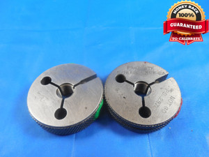 5/16 32 UNEF 2A PREPLATE THREAD RING GAGES .3125 GO NO GO P.D.'S = .2900 & .2876