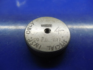 BUDGET 6 32 NC SOLID THREAD RING GAGE #6 .138 GO ONLY P.D. = .1177 6-32 UNC 3A
