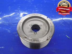3 5/8 12 UNJ 3B PREPLATE THREAD PLUG GAGE 3.625 GO ONLY P.D. = 3.5725 B/P UN N