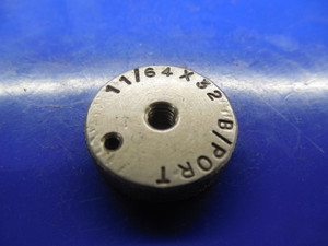 11/64 32 SOLID THREAD RING GAGE .171875  QUALITY INSPECTION TOOL .1718 11/64-32