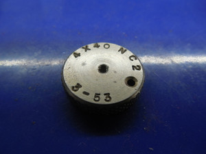 4 40 NC 2 SOLID THREAD RING GAGE #4 .112  4-40 .1120 QUALITY INSPECTION TOOL