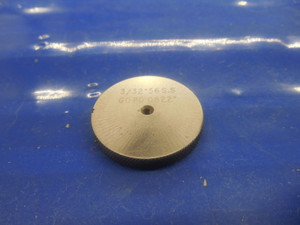 3/32 56 SS SOLID THREAD RING GAGE .09375 GO ONLY P.D. = .0822 3/32-56 INSPECTION