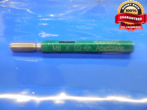 M8 X 1 6h METRIC SET THREAD PLUG GAGE 8.0 1.0 GO ONLY P.D. = 7.350 M8X1.0-6h