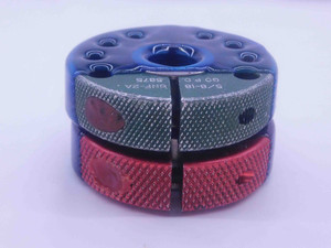 5/8 18 UNF 2A THREAD RING GAGES .625 .6250 GO NO GO P.D.'S = .5875 & .5828 CHECK - DT0450BU