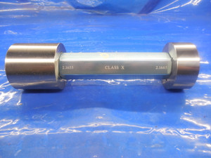 2.1655 & 2.1665 CLASS X PIN PLUG GAGE GO NO GO 2.1563 +.0092 OVERSIZE 2 5/32 55.