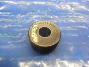 16.384 CLASS XX MASTER PLAIN BORE RING GAGE 16.000 +.384 OVERSIZE 16 mm .6450