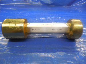 2.1580 & 2.1625 CLASS X PIN PLUG GAGE GO NO GO 2.1563 +.0017 2 5/32 54.928 mm