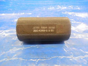 .5784 .6994 .8222 CARBIDE STEP PLAIN BORE RING GAGE .8125 OVERSIZE 13/16 20.884