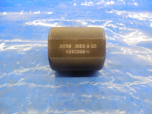 .6256 .6128 CARBIDE STEPPED PLAIN BORE RING GAGE .6250 OVERSIZE 5/8 15.980 mm
