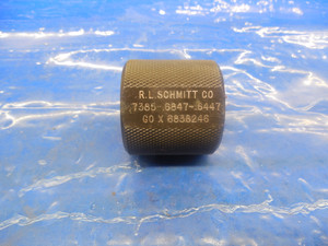 .7385 .6847 .6447 CARBIDE STEP PLAIN BORE RING GAGE .6875 UNDERSIZE 11/16 17.391