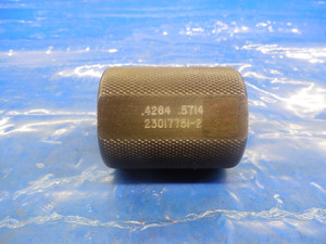 .4264 .5714 CARBIDE STEPPED PLAIN BORE RING GAGE .5625 OVERSIZE 9/16 14.514mm