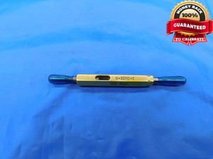 8 32 NC 2 SET THREAD PLUG GAGE #8 .164 .1640 GO NO GO P.D.'S = .1437 & .1410 - DT0826BU