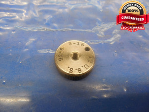 3/16 32 U.S.S. SOLID THREAD RING GAGE .1875  3/16-32 QUALITY INSPECTION USS
