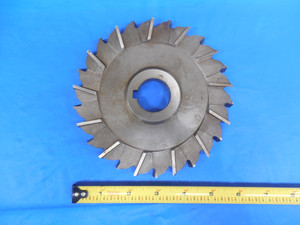 HANITA 6" X 7/16" X 1 1/4" STAGGERED TOOTH 26T SIDE MILL CUTTER 6.0 .4375 .750