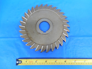 6" X 9/32" X 1 1/4" HSS N/C 30 TEETH SIDE MILL CUTTER 6.0 .2812 1.250 USA CNC