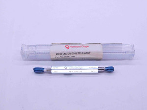 8 32 UNC 2B VERMONT THREAD PLUG GAGE #8 .164 GO NO GO P.D.'S = .1437 & .1475 - DT1104BU