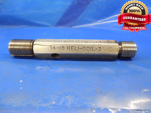 5/8 18 NF 3 STI HELICOIL THREAD PLUG GAGE .625 GO NO GO P.D.'S = .6611 & .6631