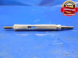 3 48 NS 2B PREPLATE THREAD PLUG GAGE #3 .099 GO NO GO P.D.'S = .0890 & .0920 UNS