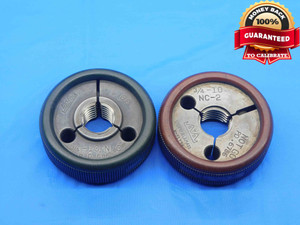 3/4 10 NC 2 THREAD RING GAGES .75 .750 GO NO GO P.D.'S = .6850 & .6786 UNC-2 - DT1200BU