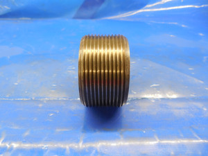 1.947 11 1/2 NS 3 THREAD PLUG GAGE  GO ONLY P.D. = 1.9470 INSPECTION QUALITY