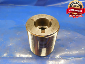 1.5670 16 UNS 3A SET THREAD PLUG GAGE 1.567 GO ONLY P.D. = 1.5256 QUALITY CHECK