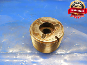 1.8221 12 NS THREAD PLUG GAGE GO ONLY P.D. = 1.7680 1.8221-12 UNS 2B 3B NS 2 3