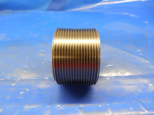 1.8654 14 UNS THREAD PLUG GAGE  GO ONLY P.D. = 1.8190 1.8654-14 2B 3B QUALITY