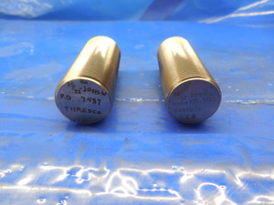 25/32 20 NS W THREAD PLUG GAGE .78125 .7812 GO NO GO P.D.'S = .7487 & .7502