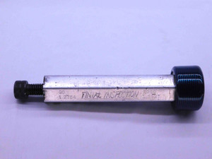 1 5/16 18 UNEF 2B THREAD PLUG GAGE 1.3125 NO GO ONLY P.D. = 1.2827 INSPECTION - DT1582BU