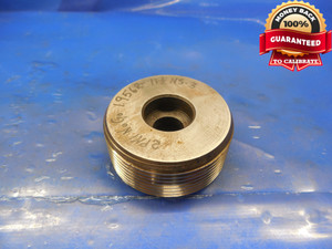 2.0035 11 1/2 NS 3 THREAD PLUG GAGE  NO GO ONLY P.D. = 1.9562 11.5 2.0 OVERSIZE