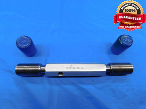 11/16 18 UNS 2A SET THREAD PLUG GAGE .6875 GO NO GO P.D.'S = .6500 & .6455 CHECK - JF3352BU