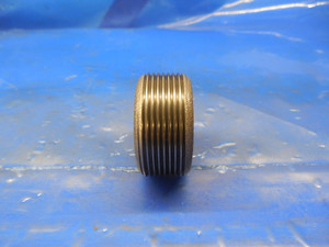 1.5492 14 NS 3 THREAD PLUG GAGE  NO GO ONLY P.D. = 1.5492 UNS-3 INSPECTION TOOL