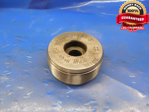 1.9562 11 1/2 NS 3 THREAD PLUG GAGE NO GO ONLY P.D. = 1.9562 11.5 INSPECTION