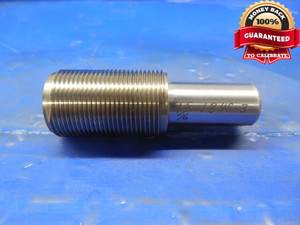 15/16 18 NS 3 SET THREAD PLUG GAGE .9375 GO ONLY P.D. = .9014 CHECK TAPERLOCK