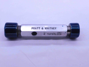 1 1/4 18 NS 2 THREAD PLUG GAGE 1.25 1.250 GO NO GO P.D.'S = 1.2139 & 1.2192 - CH2224BU