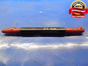 5 40 UNC 2A SET THREAD PLUG GAGE #5 .125 GO NO GO P.D.'S = .1080 & .1054 5-40