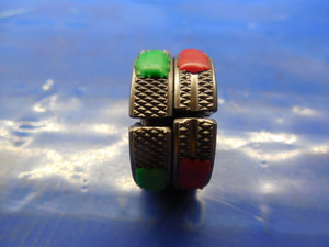 3/16 24 UNS 3A THREAD RING GAGES .1875 GO NO GO P.D.'S = .1604 & .1577 .1875-24